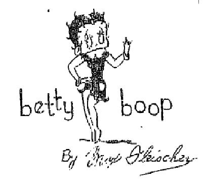 Betty Boop first appeared in a “talkartoon” in 1930 titled “Dizzy Dishes” 